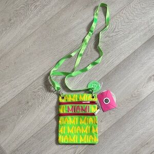 Robin Ruth Miami Green and Pink Kids Bag